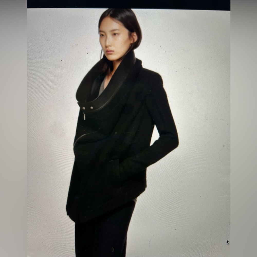 RICK OWENS exploded wool coat